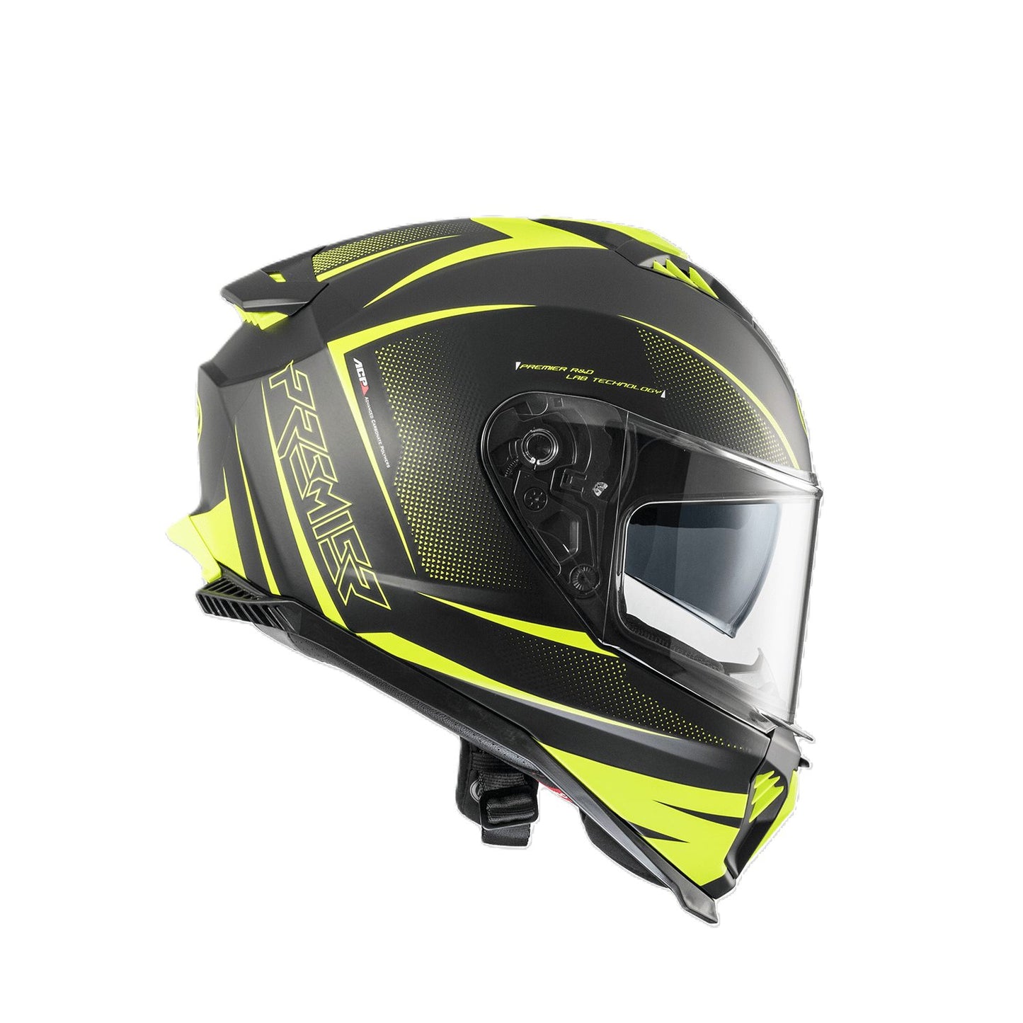 PREMIER SPORT HELMET TYPHOON FR Y9 BM BLACK AND YELLOW