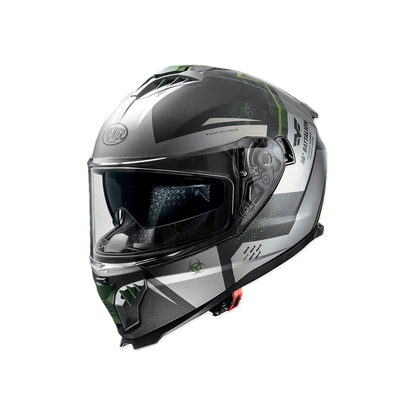 PREMIER SPORT HELMET TYPHOON FR Y9 BM GREEN