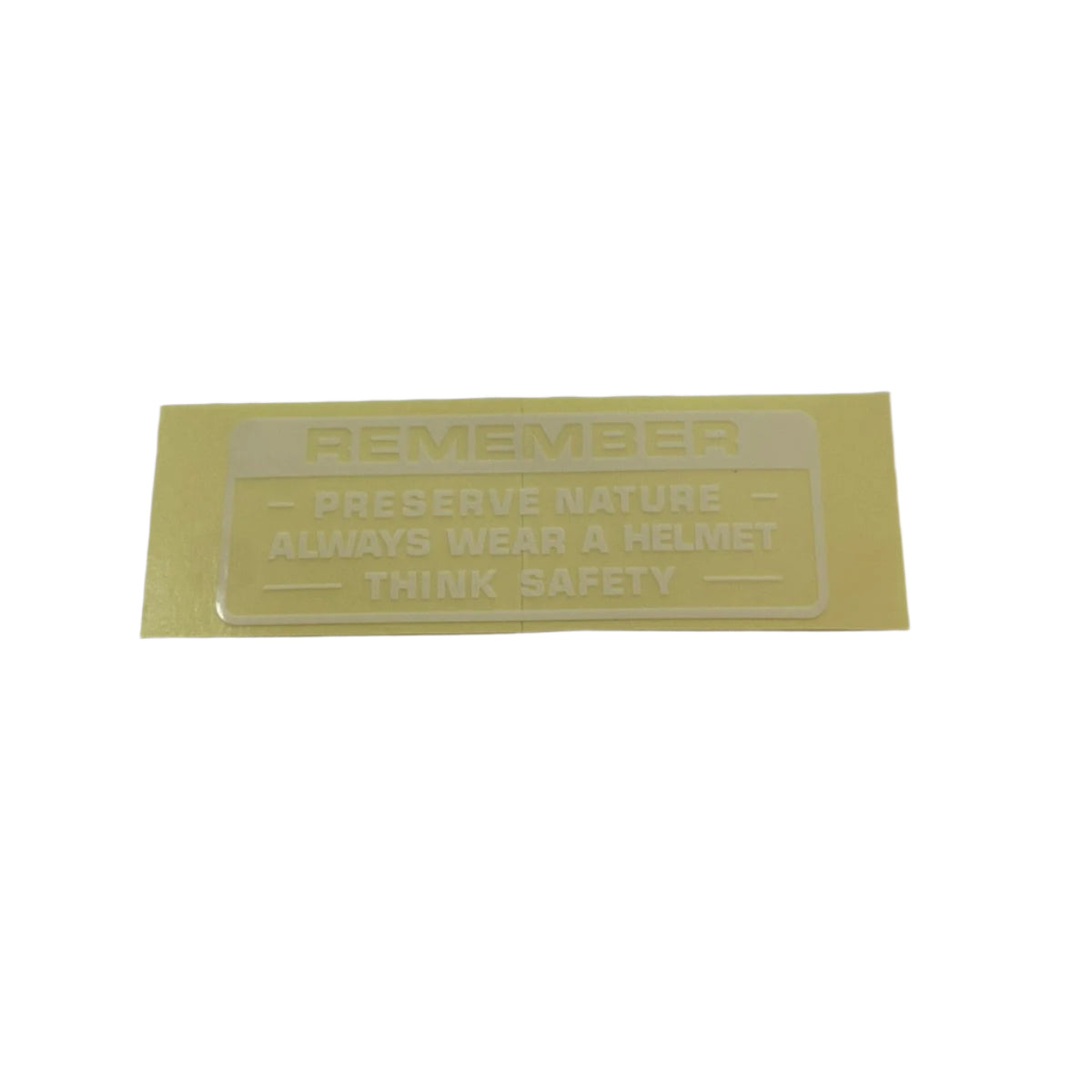 ORIGINAL CAUTION MARK CF50 HONDA CHALY, CF70