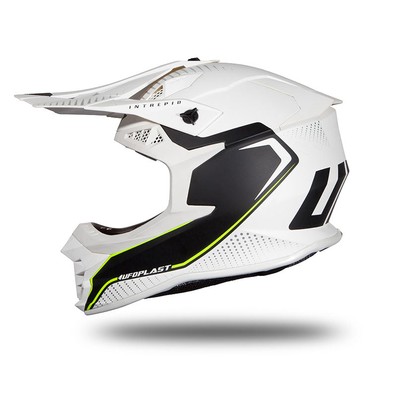UFO MOTOCROSS INTREPID HELMET WHITE