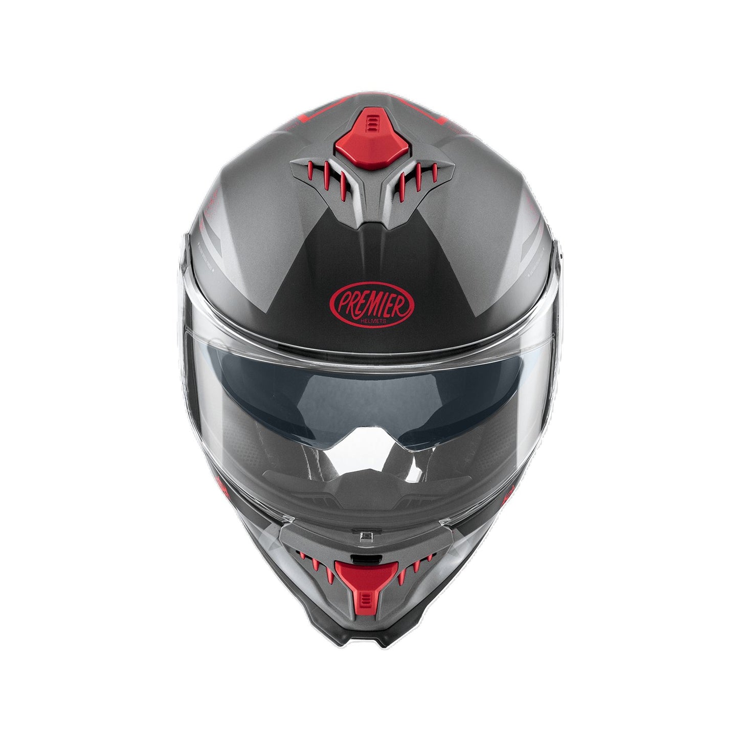 PREMIER SPORT HELMET TYPHOON FR Y9 BM RED AND GREY