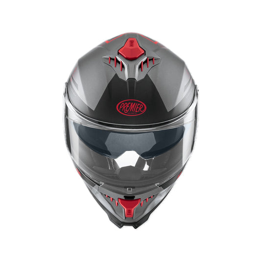 PREMIER SPORT HELMET TYPHOON FR Y9 BM RED AND GREY