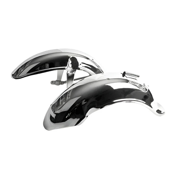 FENDER FRONT AND REAR CHROME HONDA CF50 CHALY