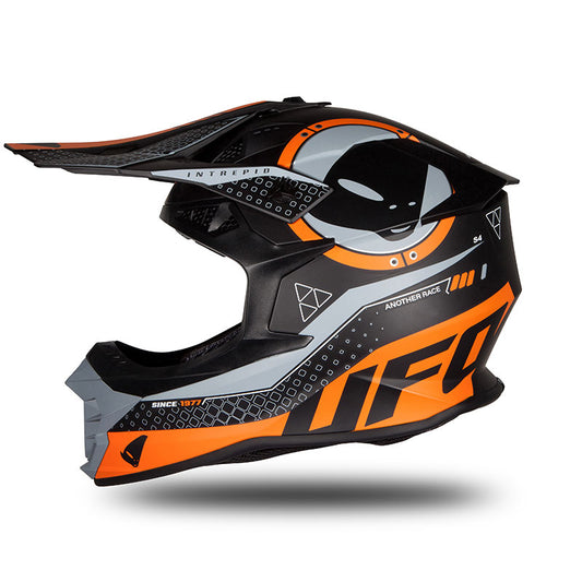UFO MOTOCROSS INTREPID HELMET ORANGE AND BLACK